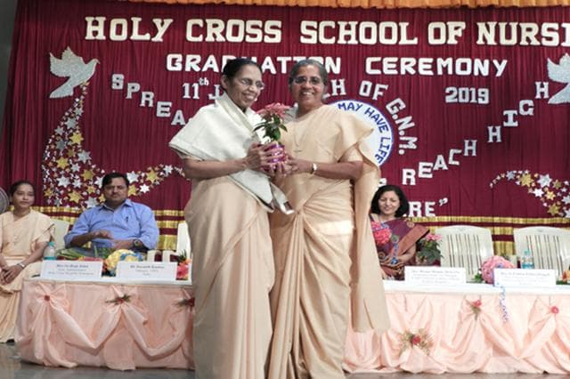 Holy Cross College of Nursing Chamarajnagar Graduation Ceremony - 2019 photo 3